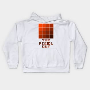 the pixel guy design for the pixel lover - green Kids Hoodie